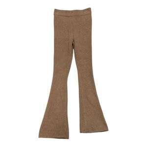 Victoria's Secret On Point Tan Fuzzy Flare Pants - Size Small